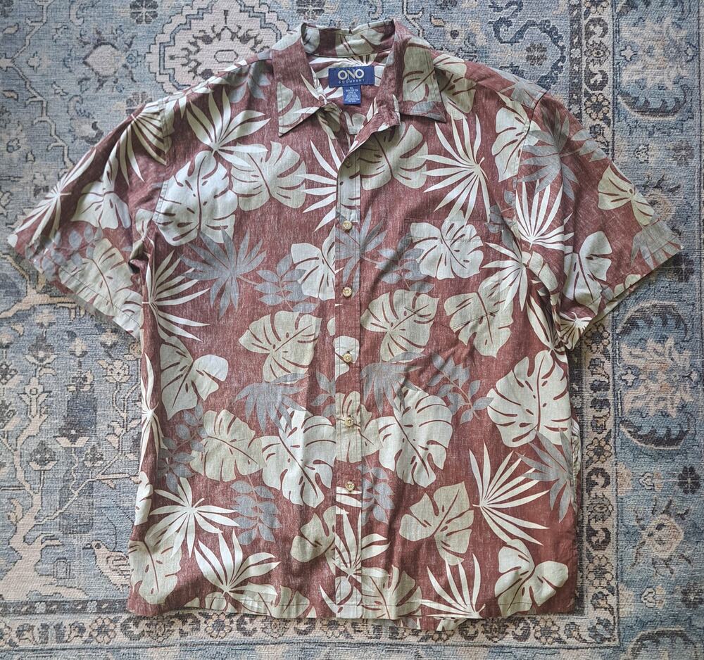 Ono & Company Vintage Hawaiian Shirt Size XL Extra Large